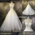 New Design Custom Made wedding gowns with embellishment